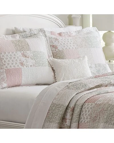 Laura Ashley Celina Patchwork 3Pc Quilt Set Home 2 Laura Ashley Celina Patchwork 3Pc Quilt Set Home - Image 2