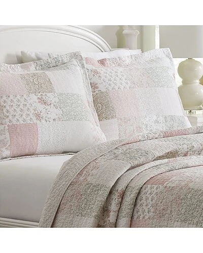 Laura Ashley Celina Patchwork 3Pc Quilt Set Home 3 Laura Ashley Celina Patchwork 3Pc Quilt Set Home - Image 3