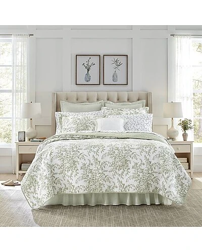 Laura Ashley Bedford 100% Cotton Reversible Quilt Set Home 1 Laura Ashley Bedford 100% Cotton Reversible Quilt Set Home