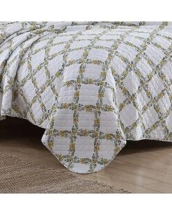 Laura Ashley Ntoinette 3Pc Dandelion Quilt Set Home -Laura Ashley 3030067370 RLLD 4