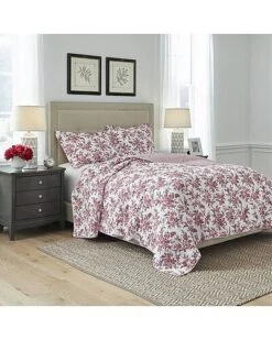 Laura Ashley Nnalise Reversible Quilt Set Home