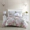Laura Ashley Ilyn 7Pc Pink Comforter Set Home