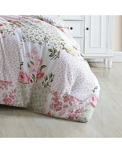 Laura Ashley Ilyn 7Pc Pink Comforter Set Home 4 Laura Ashley Ilyn 7Pc Pink Comforter Set Home - Image 4