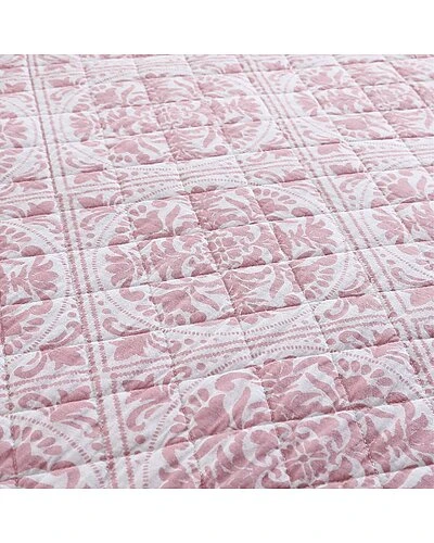 Laura Ashley 3Pc Rose Quilt Set Home 5 Laura Ashley 3Pc Rose Quilt Set Home - Image 5