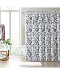 Laura Ashley Mberley Cotton Twill Shower Curtain Home
