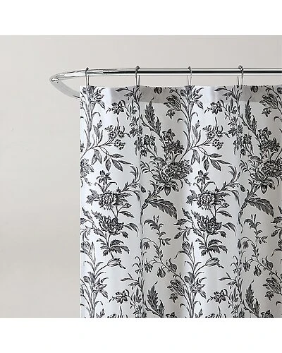 Laura Ashley Mberley Cotton Twill Shower Curtain Home 2 Laura Ashley Mberley Cotton Twill Shower Curtain Home - Image 2
