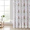 Laura Ashley Breezy Floral Cotton Twill Shower Curtain Home