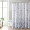Laura Ashley Flora Cotton Twill Shower Curtain Home