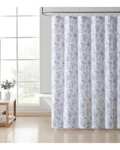 Laura Ashley Walled Garden Cotton Twill Shower Curtain Home