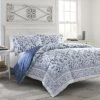 Laura Ashley Charlotte Cotton Comforter Set Home