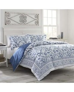 Laura Ashley Charlotte Cotton Comforter Set Home