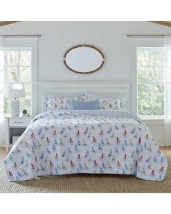 Laura Ashley Oy Of Cotton Reversible Quilt Set Home