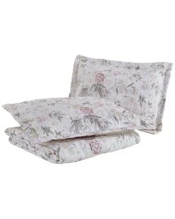 Laura Ashley Breezy Floral Of Cotton Reversible Quilt Set Home 6 Laura Ashley Breezy Floral Of Cotton Reversible Quilt Set Home -Laura Ashley 3030365103 RLLD 3
