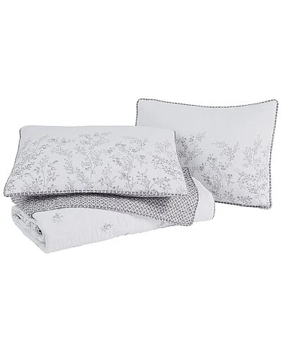 Laura Ashley Flora Of Cotton Reversible Quilt Set Home 3 Laura Ashley Flora Of Cotton Reversible Quilt Set Home - Image 3
