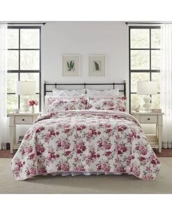 Laura Ashley Idia Of Cotton Reversible Quilt Set Home
