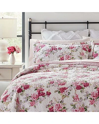 Laura Ashley Idia Of Cotton Reversible Quilt Set Home 5 Laura Ashley Idia Of Cotton Reversible Quilt Set Home - Image 5