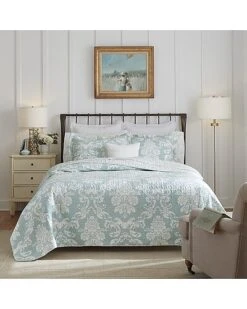 Laura Ashley Venetia Of Cotton Reversible Quilt Set Home