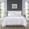 Laura Ashley Cyndie Solid Cotton Reversible Quilt Set Home