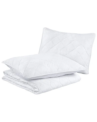 Laura Ashley Cyndie Solid Cotton Reversible Quilt Set Home 3 Laura Ashley Cyndie Solid Cotton Reversible Quilt Set Home - Image 3