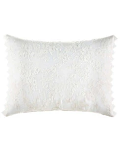 Laura Ashley Wisteria Embroidered Floral Throw Pillow Home