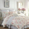 Laura Ashley Wisteria Pink Velvet Comforter Set Home