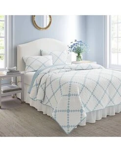 Laura Ashley Melody Patchwork 100% Cotton-Quilt Home