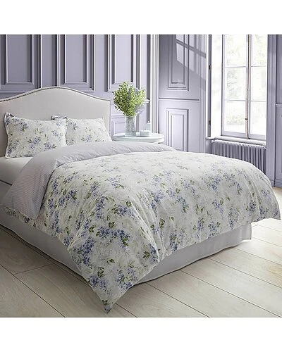 Laura Ashley Wisteria Microfleece Duvet Cover Set Home 1 Laura Ashley Wisteria Microfleece Duvet Cover Set Home