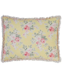 Laura Ashley Melany Yellow Standard Sham Home