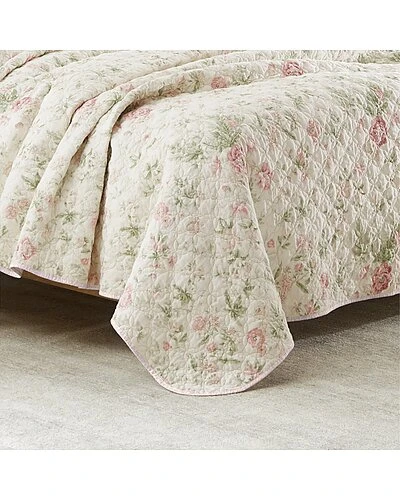 Laura Ashley Breezy Floral 3Pc Quilt Set Home 4 Laura Ashley Breezy Floral 3Pc Quilt Set Home - Image 4