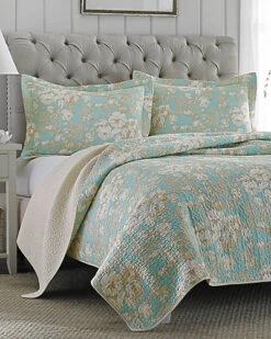 Laura Ashley Brompton Quilt Set Home