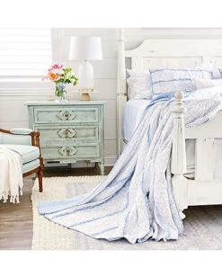 Laura Ashley Opal Blue Quilt Home -Laura Ashley 3030701017 RLLD 3