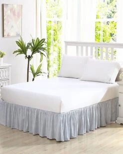 Laura Ashley Classics Blue Bed Skirt Home