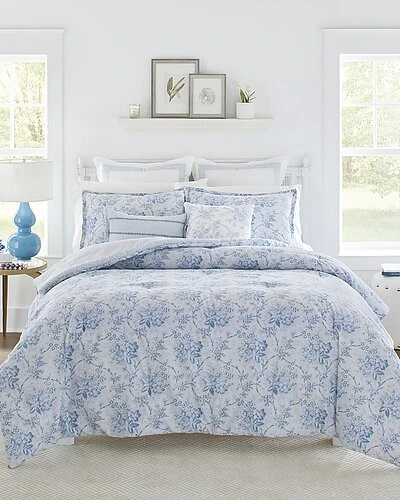 Laura Ashley Nina Comforter/Sham Set Home 1 Laura Ashley Nina Comforter/Sham Set Home