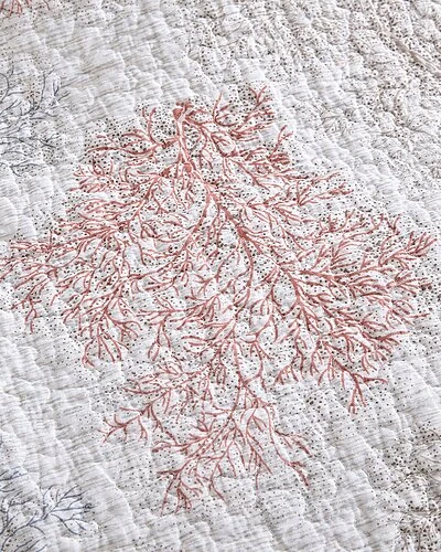 Laura Ashley Saltwater 3Pc Quilt Set Home 4 Laura Ashley Saltwater 3Pc Quilt Set Home - Image 4