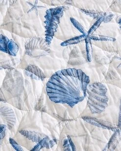 Laura Ashley Sea Whispers 3Pc Blue Quilt Set Home 8 Laura Ashley Sea Whispers 3Pc Blue Quilt Set Home -Laura Ashley 3030919955 RLLD 4