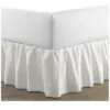 Laura Ashley Solid White Bed Skirt Home
