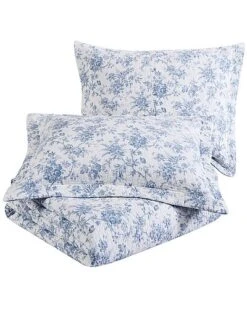 Laura Ashley Walled Garden 3Pc Quilt Set Home -Laura Ashley 3030919961 RLLD 3