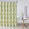 Laura Ashley Cassidy Yellow Shower Curtain Home