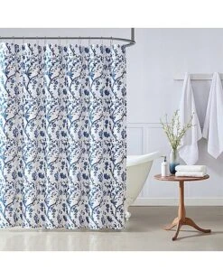 Laura Ashley Elise Blue Shower Curtain Home
