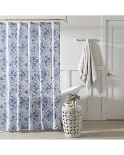 Laura Ashley Mila Blue Shower Curtain Home
