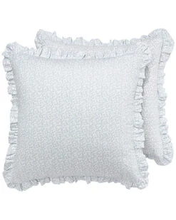 Laura Ashley Chloe Set Of 2 Euro Shams Home