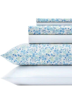 Laura Ashley Stripe 6pc Sheet Set Home