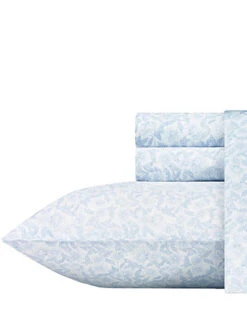 Laura Ashley Blossoming Sateen Sheet Set Home