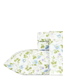 Laura Ashley Spring Bloom Wildflower Blue Sheet Set Home