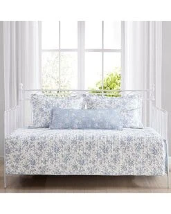 Laura Ashley Walled Garden Of Cotton 4 Piece Quilted Daybed Cover Set Home