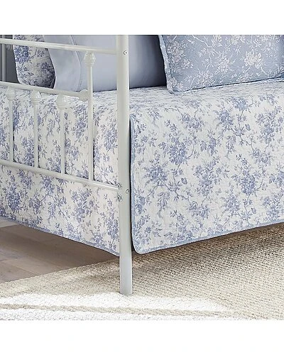 Laura Ashley Walled Garden Of Cotton 4 Piece Quilted Daybed Cover Set Home 2 Laura Ashley Walled Garden Of Cotton 4 Piece Quilted Daybed Cover Set Home - Image 2