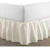 Laura Ashley Solid Of Cotton Ruffled Bedskirt Home