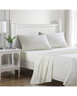 Laura Ashley Evie Cotton Percale Sheet Set Home