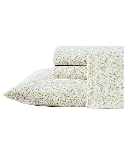 Laura Ashley Evie Cotton Percale Sheet Set Home 2 Laura Ashley Evie Cotton Percale Sheet Set Home - Image 2