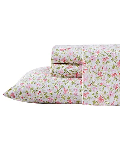 Laura Ashley Norella Cotton Percale Sheet Set Home 2 Laura Ashley Norella Cotton Percale Sheet Set Home - Image 2